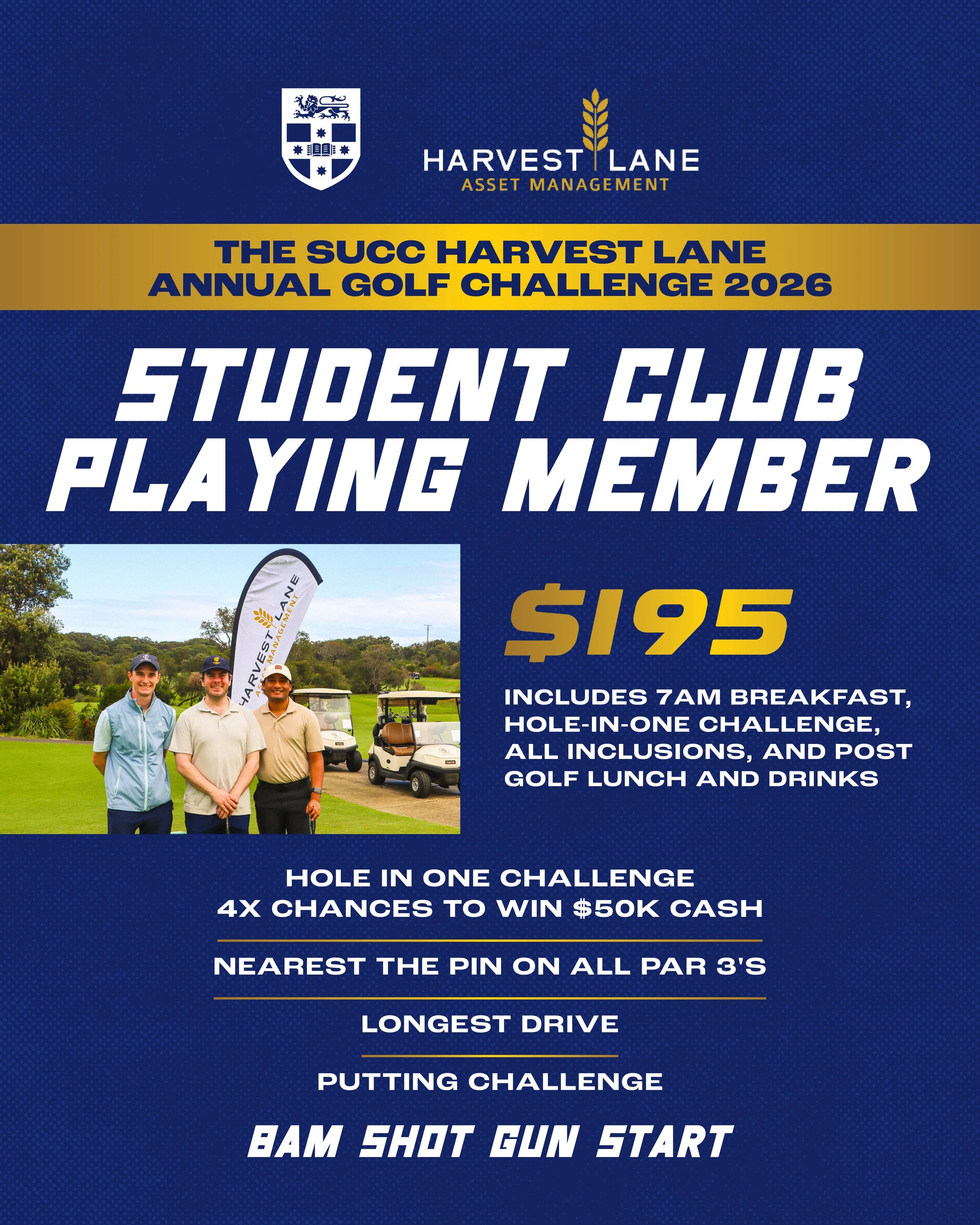 SUCC Annual Golf Challenge - Current Playing Student