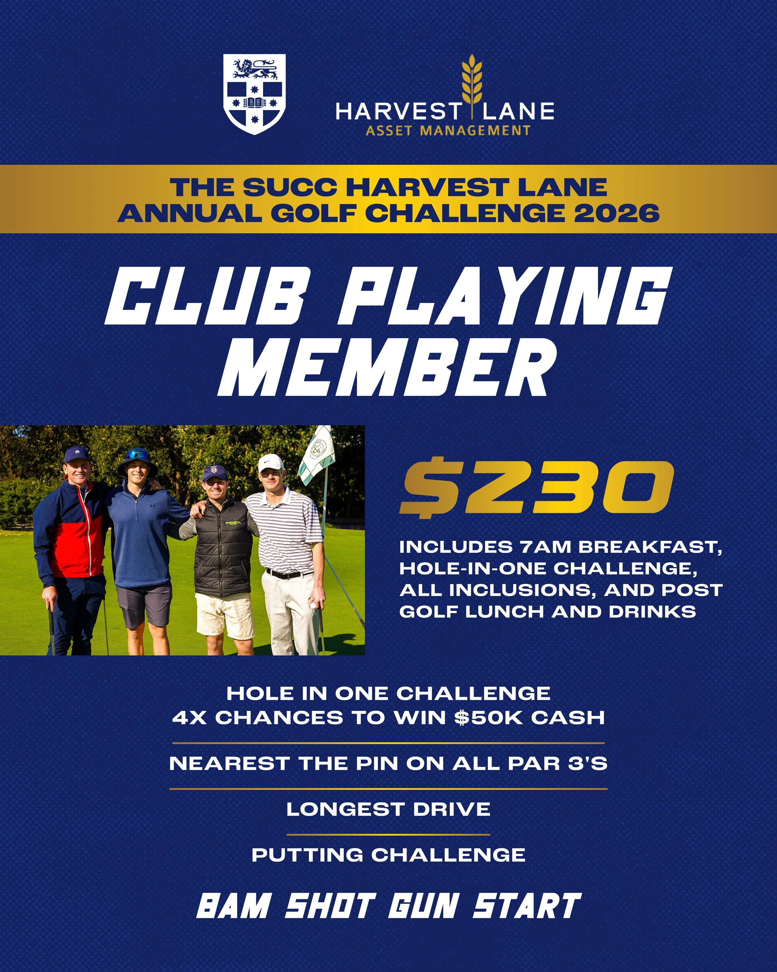 SUCC Annual Golf Challenge Playing Member