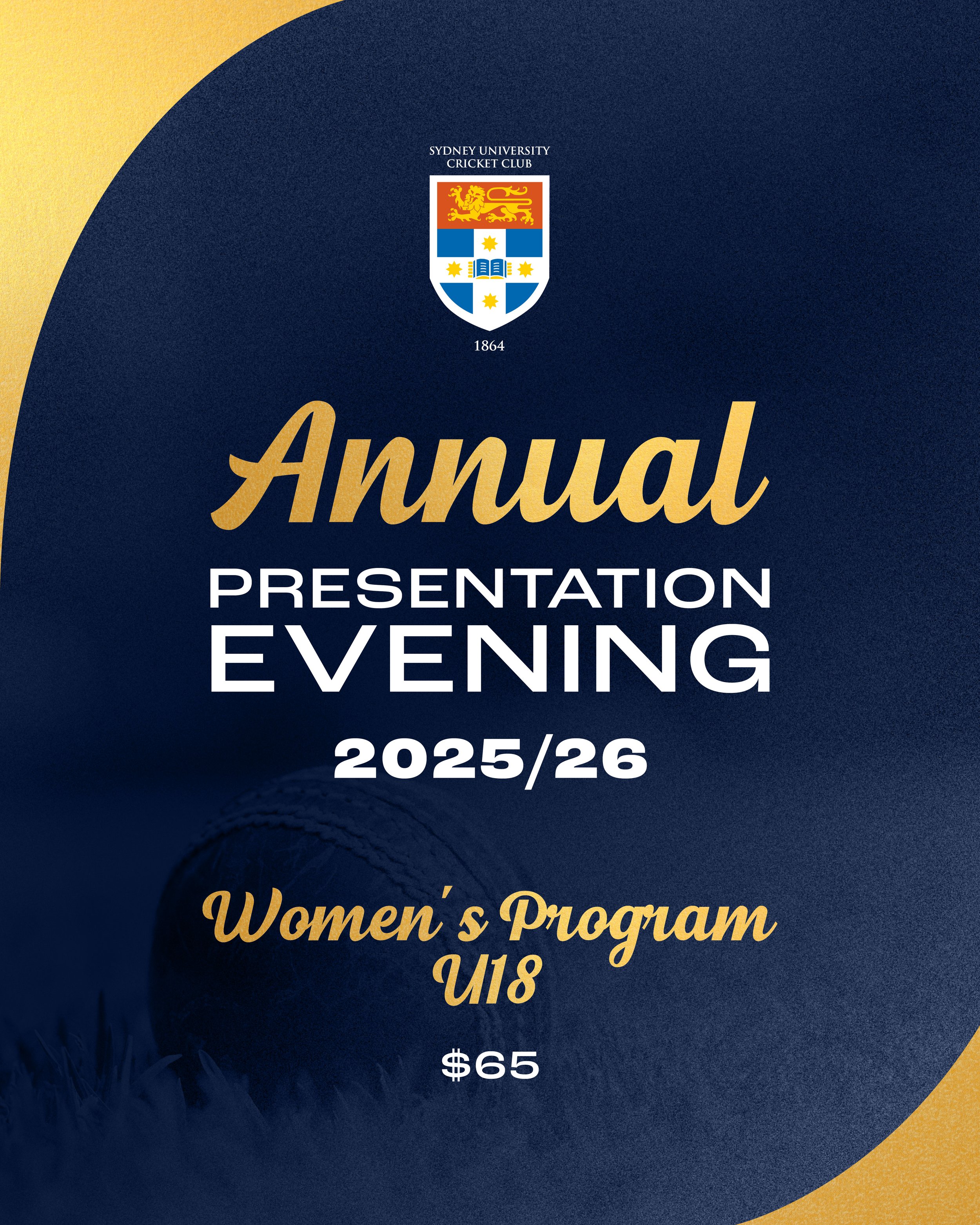 Annual Awards Dinner - Women's Program U18