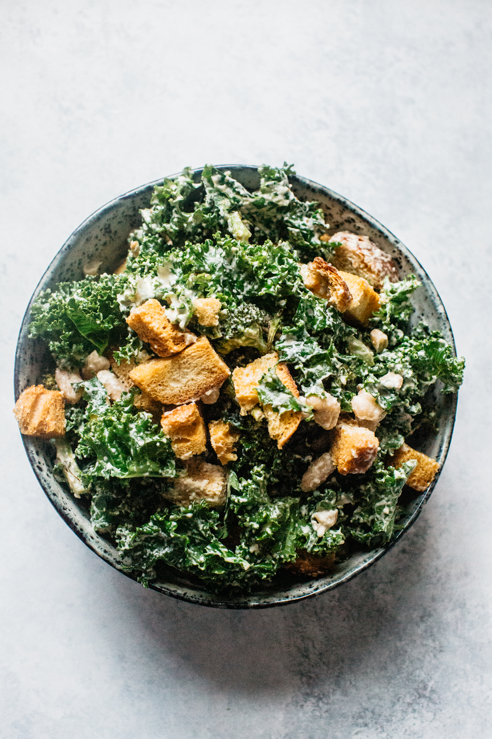 Brassica Caesar with cannellini beans and cashew Caesar cream (Copy)