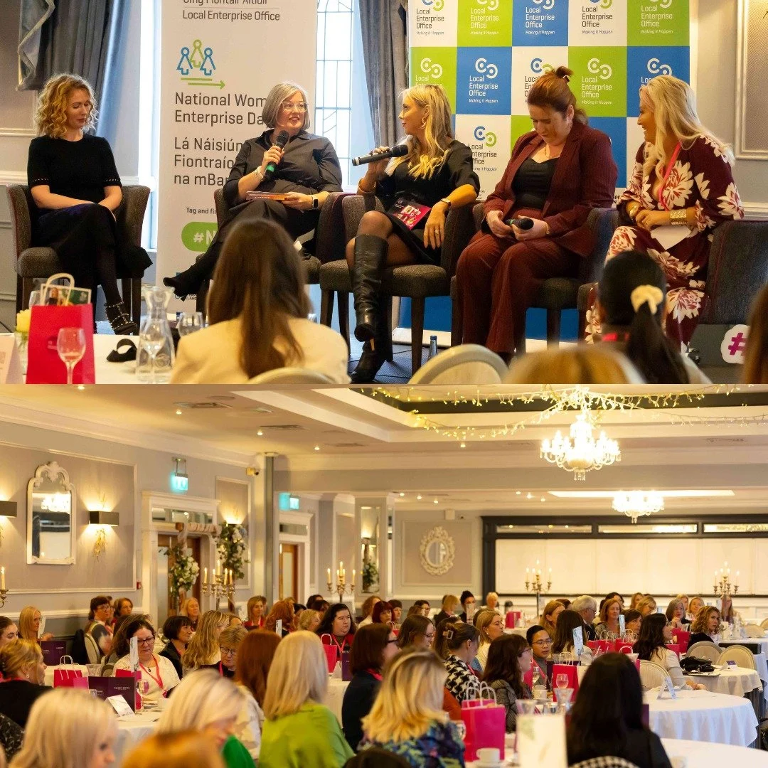 Proud NWED 2025 Ambassador for Wexford and grateful to share the stage with powerhouses @sholyons @ruthlarkin87 @deirdrebdelaney & Niamh Byrne last week.
On the panel I spoke about my path to entrepreneurship and I presented on “How to Kee