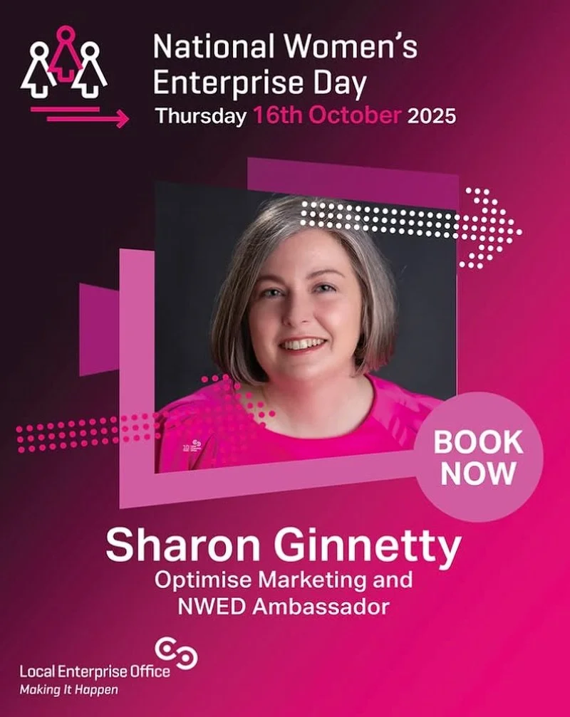 I&rsquo;m proud to be named this year&rsquo;s National Women&rsquo;s Enterprise Day Ambassador for Wexford 💫
On Thursday 16th October, I&rsquo;ll be joining an incredible line-up of women in business at the Talbot Hotel, Wexford for a day of real co