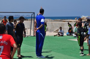 We saw this pitch from the road and desperately wanted to film the match there