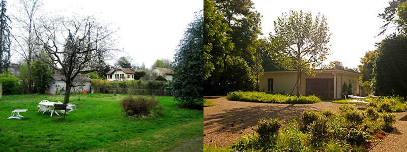 Jardin villa 1920.