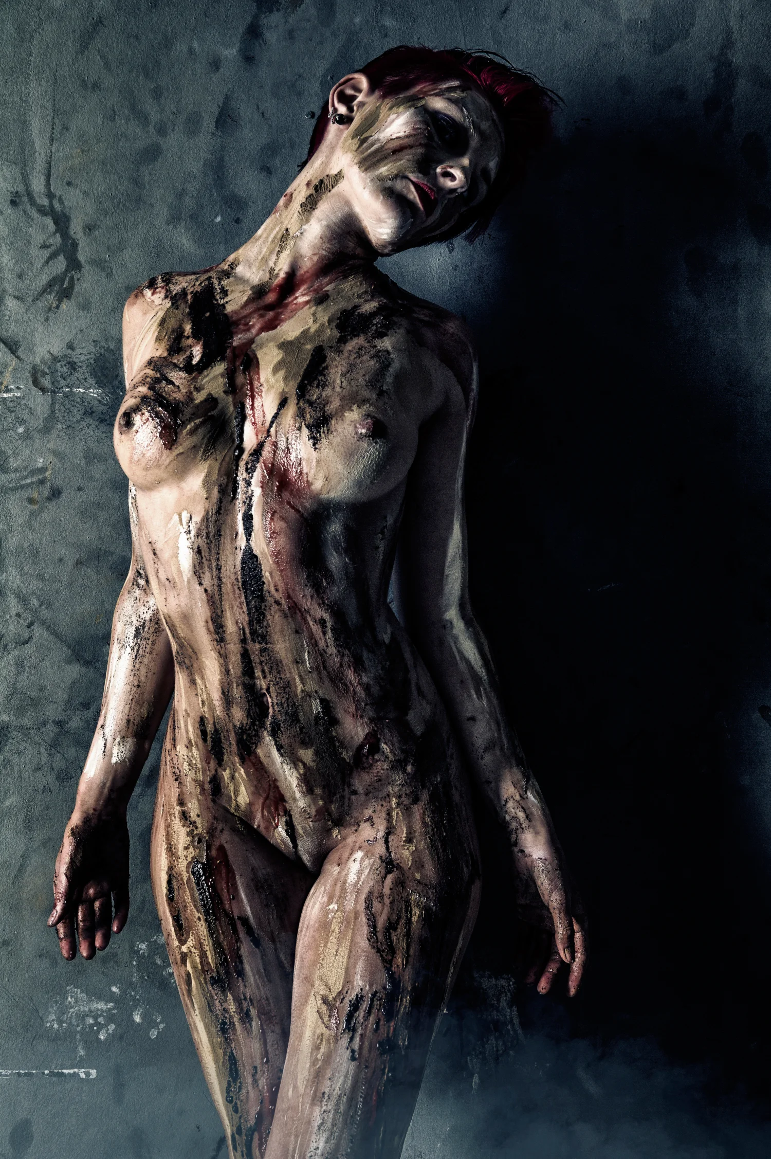 dirt and blood