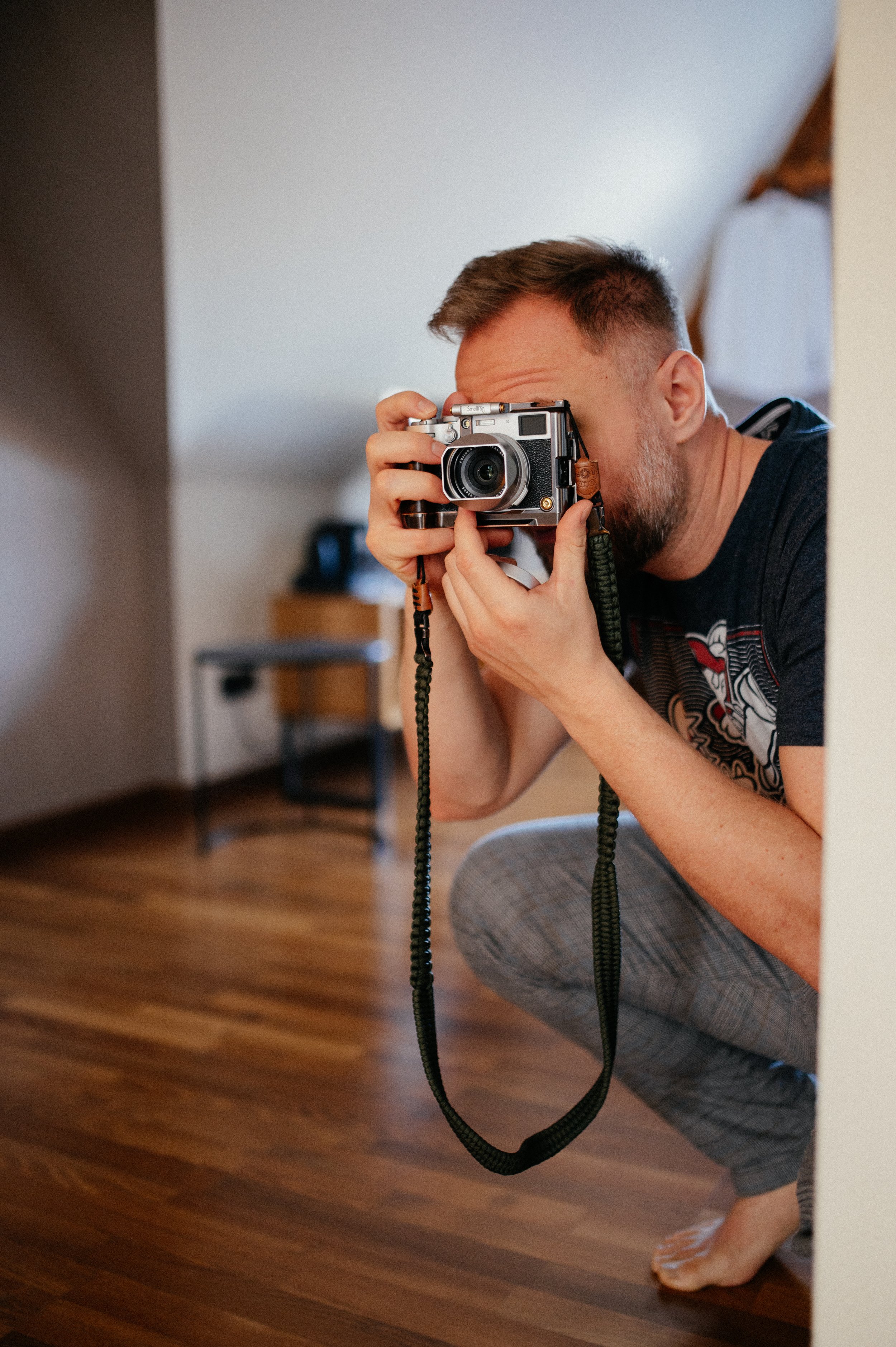 Ich beim getting ready meiner eigenen Hochzeit