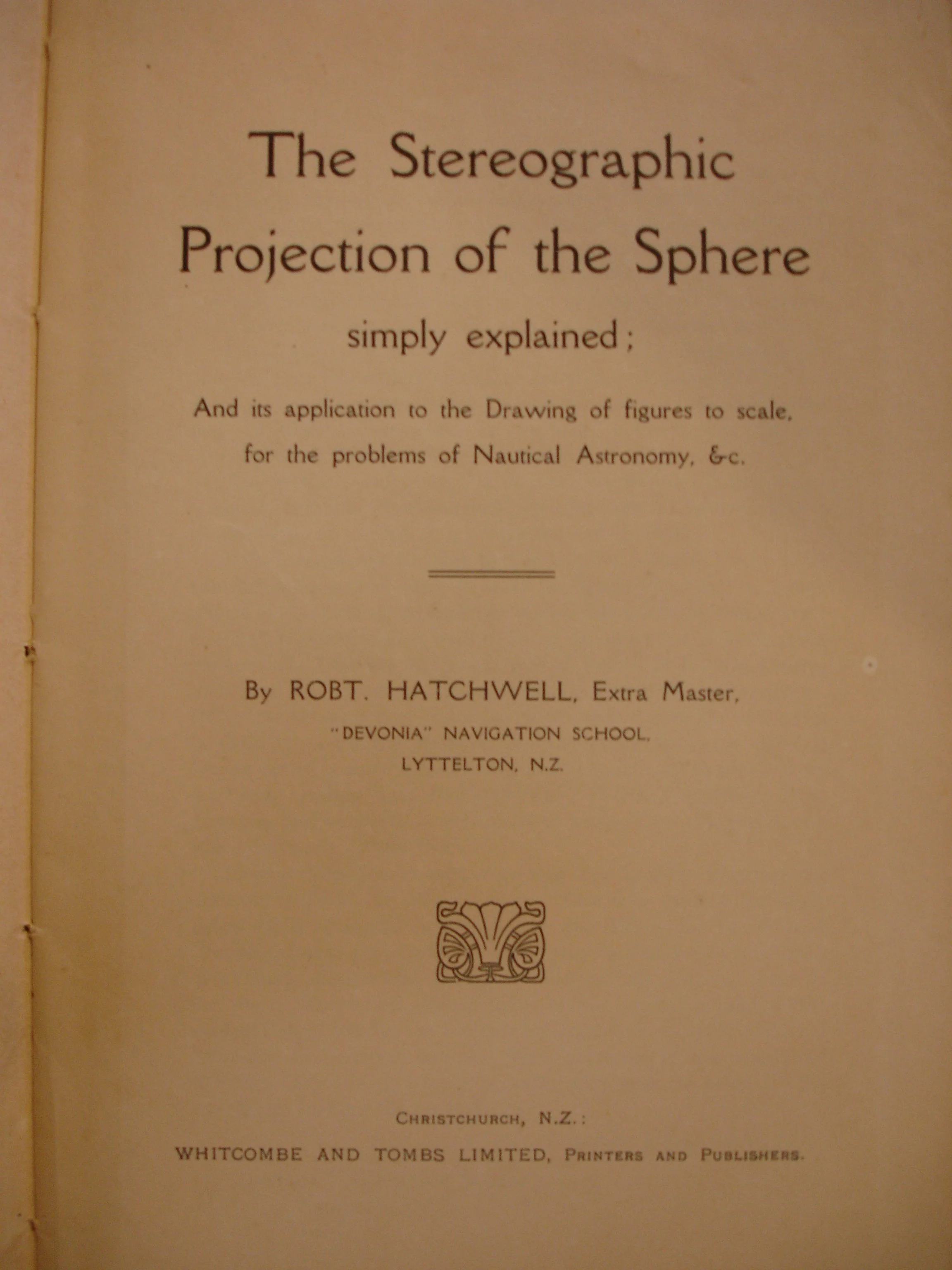 002370 - Stereographic Projection of the Sphere title.JPG