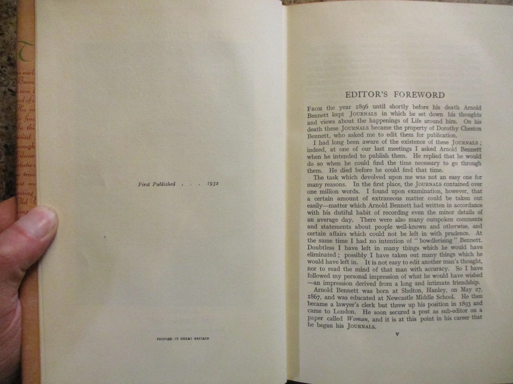 004413 - Journals of Arnold Bennett 5.JPG