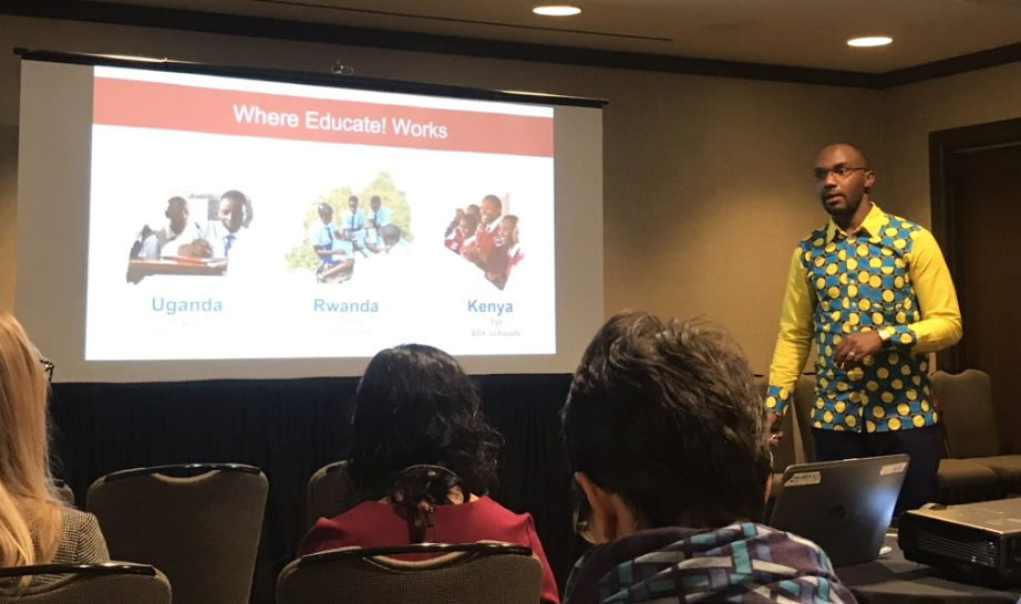 Educate! Leaders Share Strategies for Sustainability at International Education Conference 