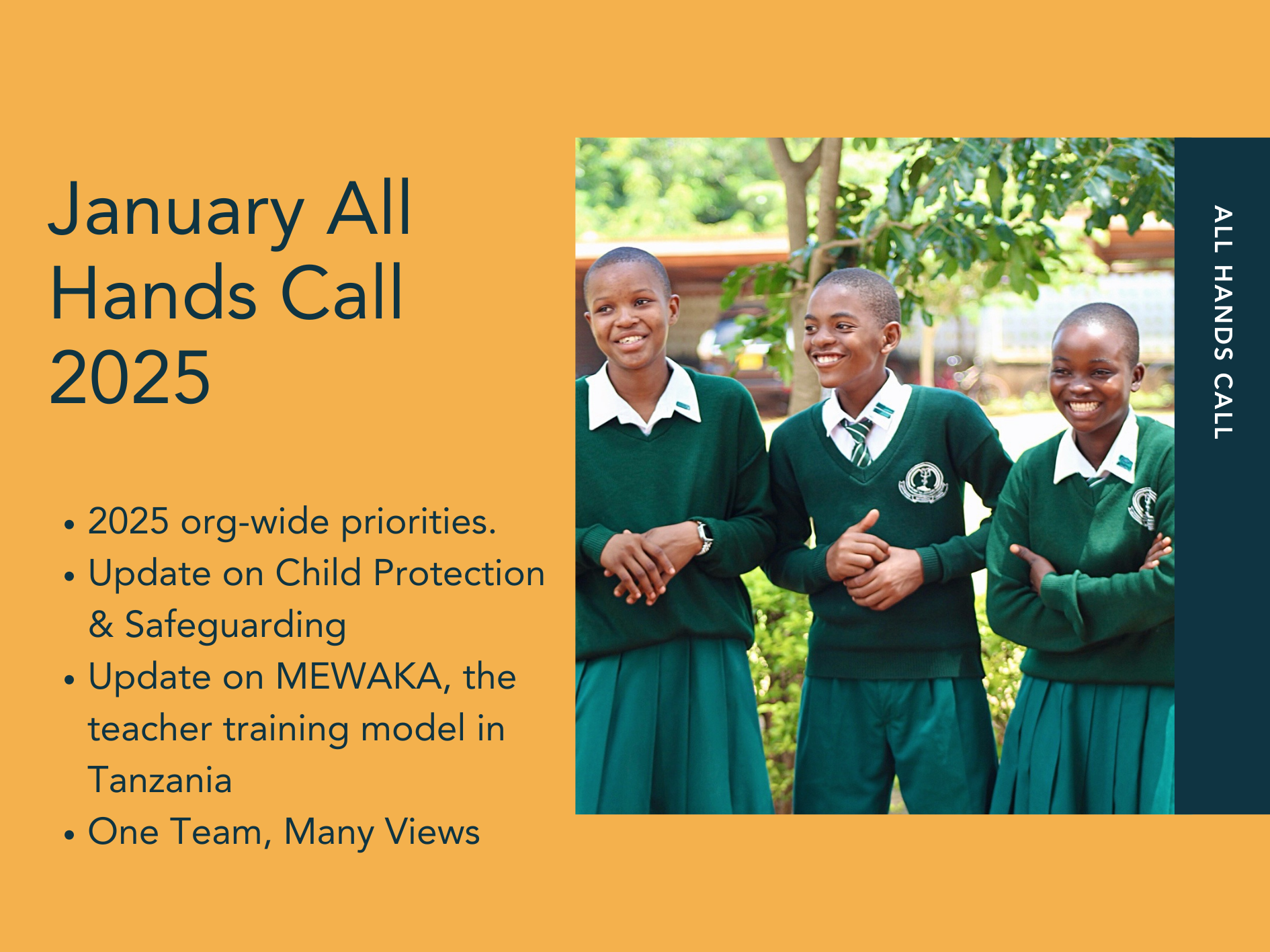 January 2025 All Hands Call