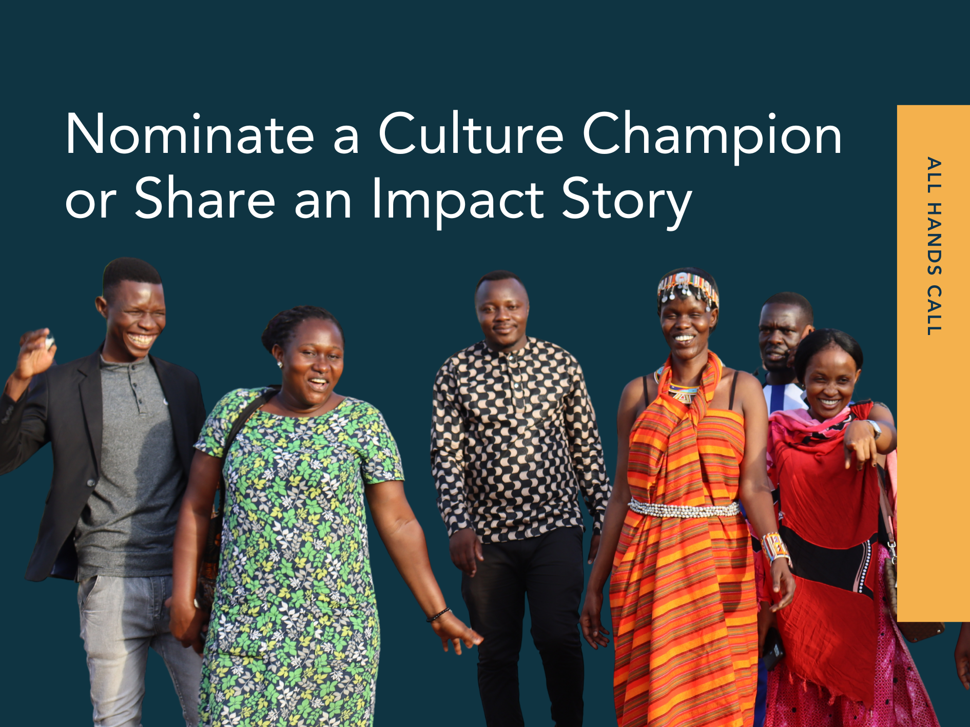 Nominate a Culture Champion or Share an Impact Story