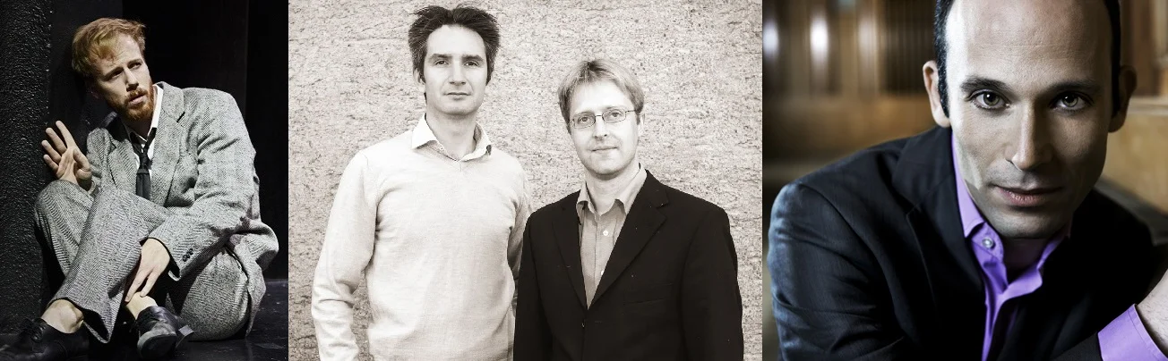 Me, Beni Santora & Adrian Meyer (the founders of MuskWerk Luzern), and Aviel Zuckermann- photos by Tanja Dorendorf, Ingo Höhn, and Edith Held, respectively