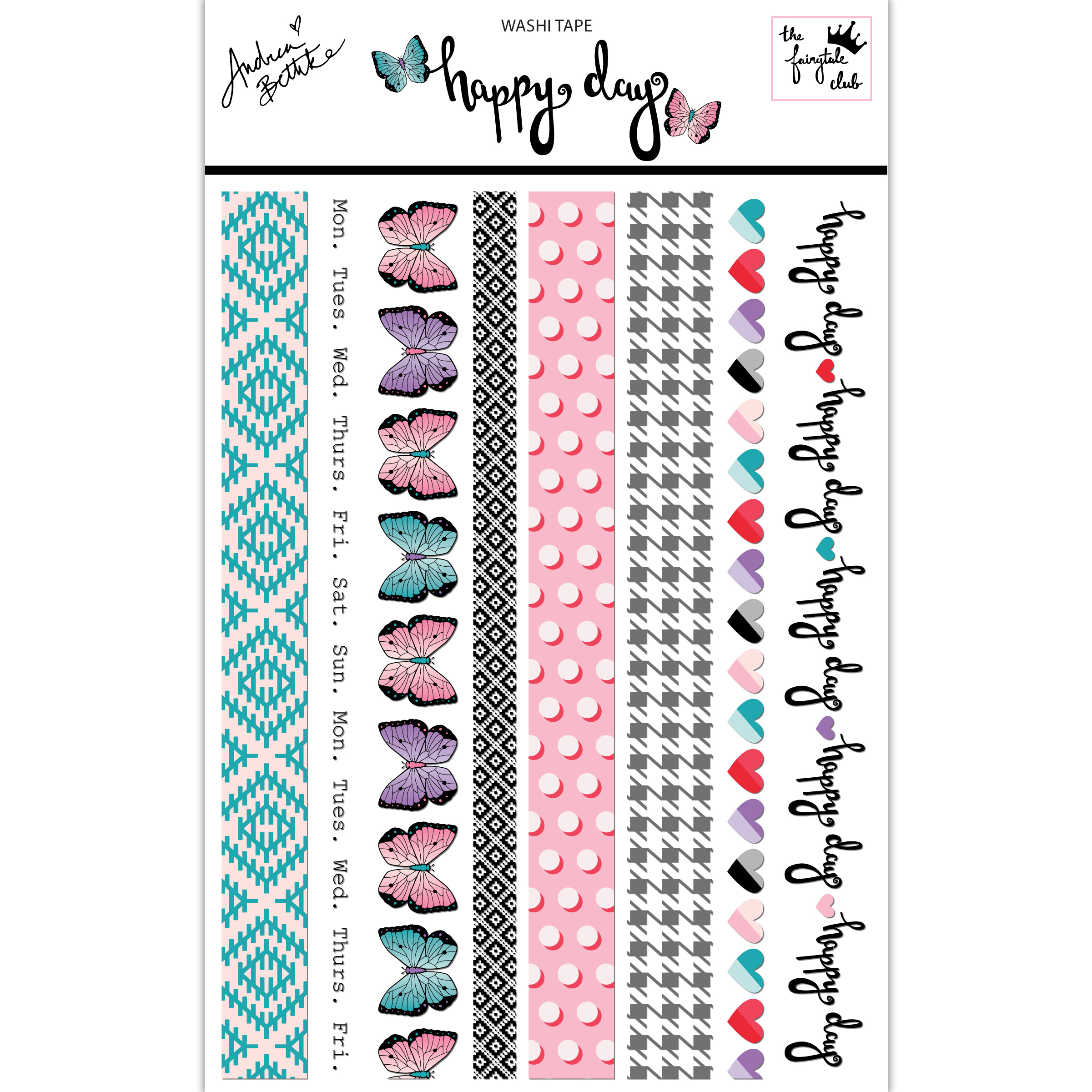 A Sweet Day {washi tape and sticker set}