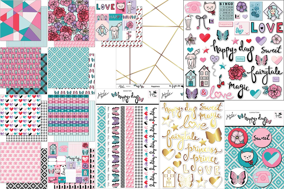 Happy Day - Scrapbook Kit