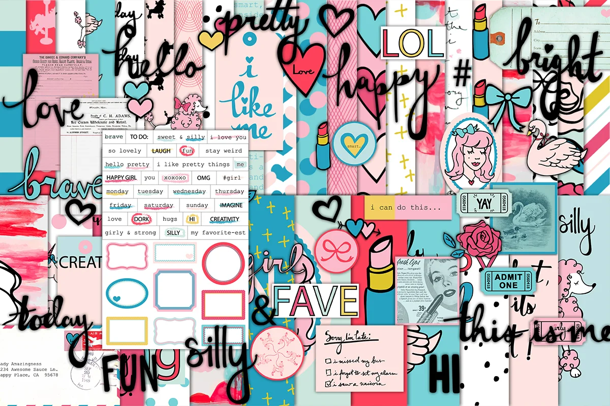 Girly and Strong - Digital Collection