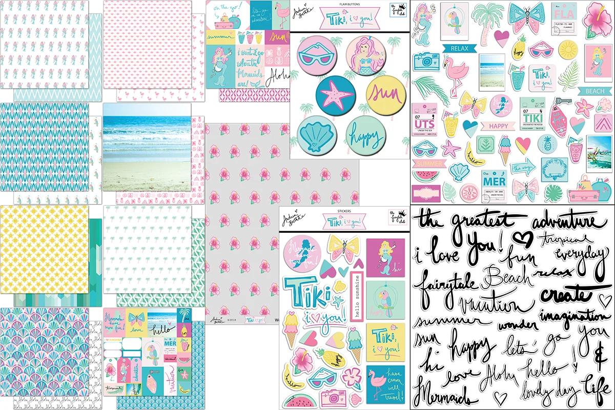 Tiki, I Love You! - Scrapbook Kit