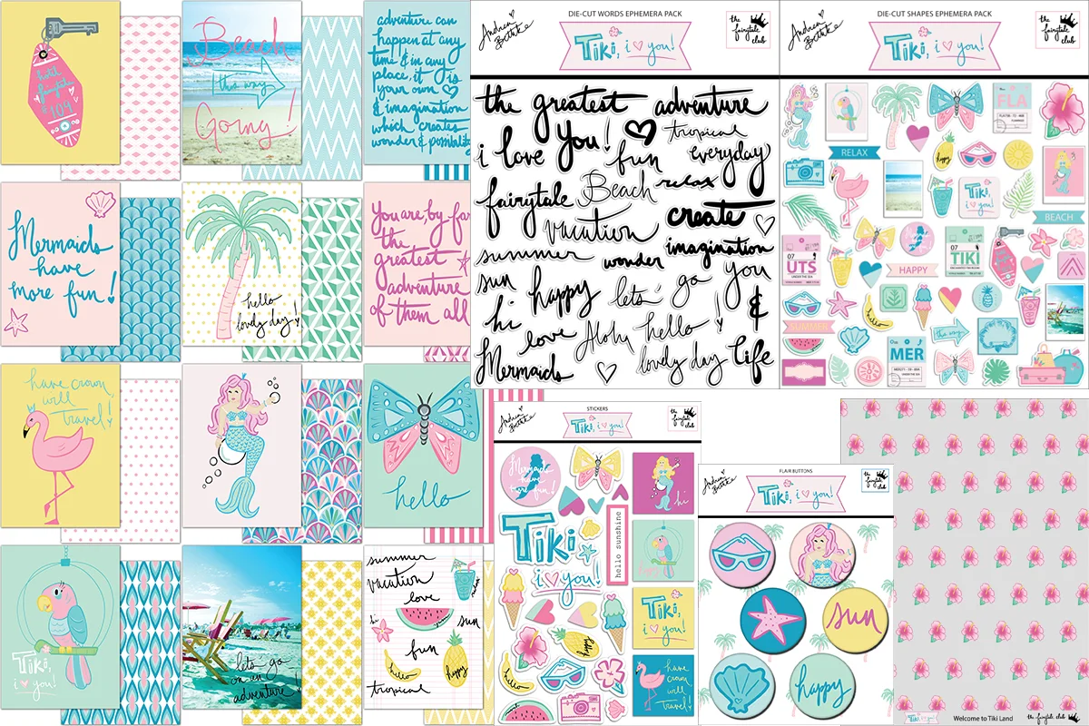 Tiki, I Love You! - Planner Kit