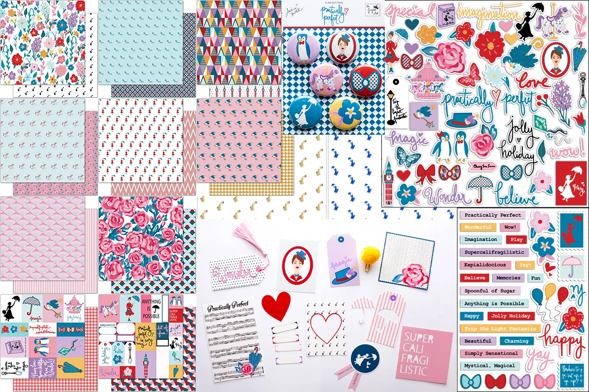 Practically Perfect - Scrapbook Kit
