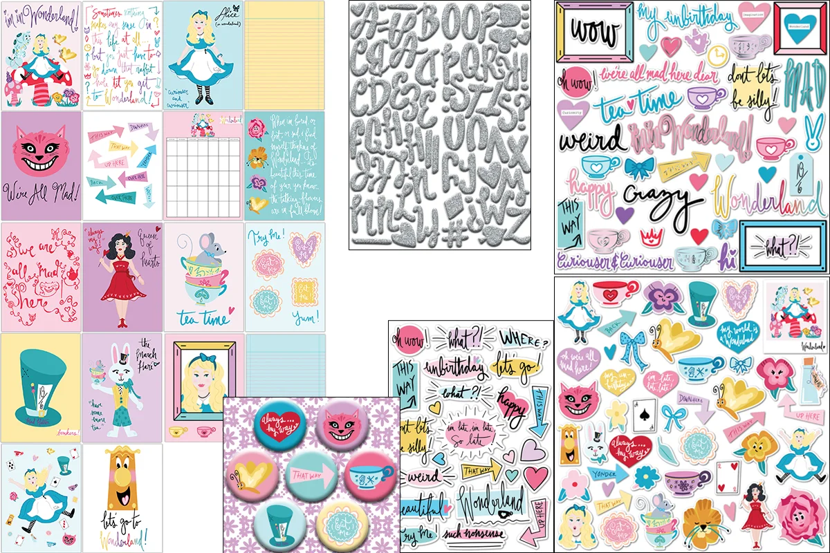 I'm in Wonderland! - Planner Kit