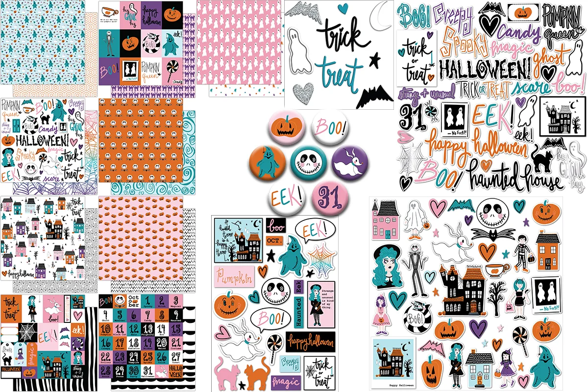 Trick or Treat - Scrapbook Kit