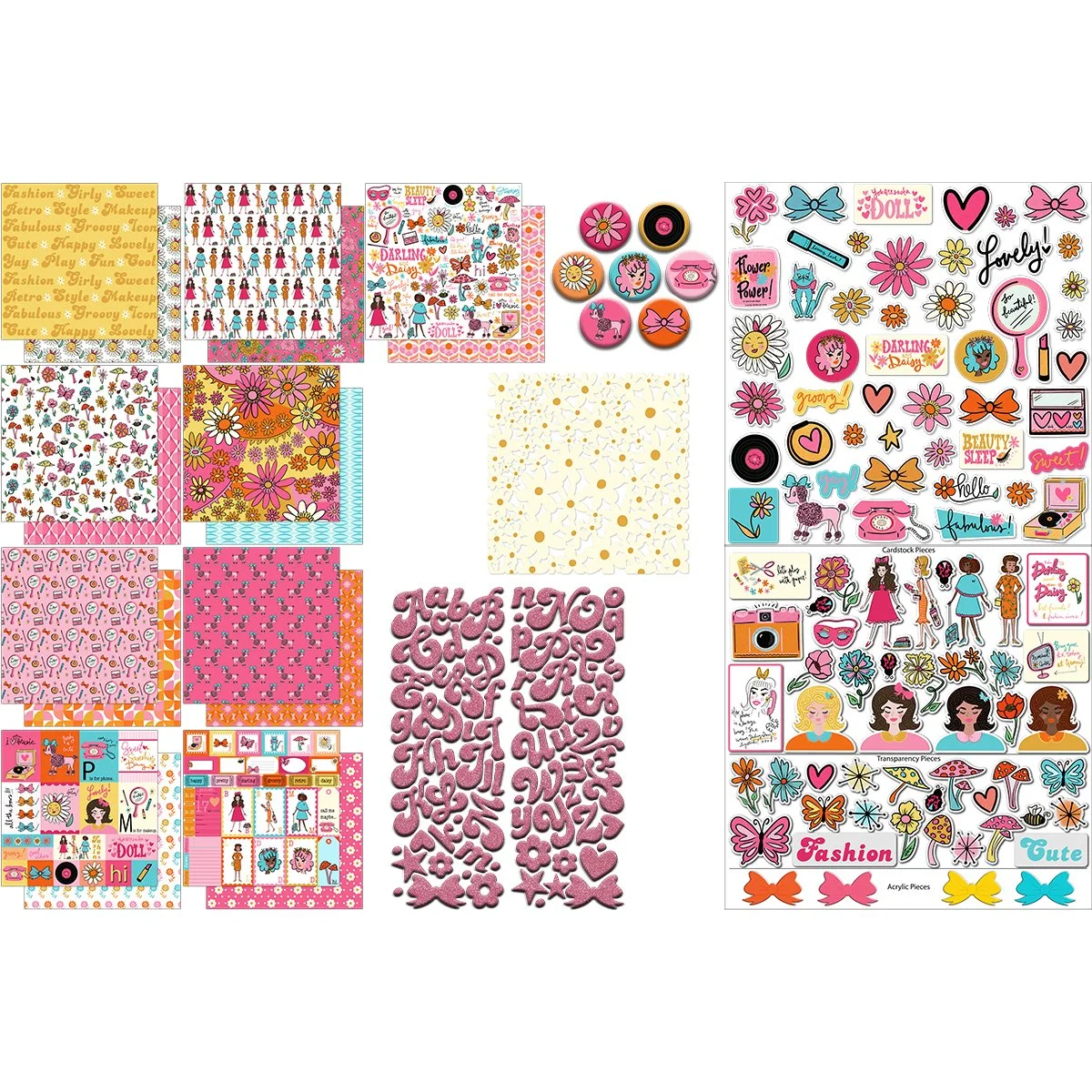 Darling and Daisy - Scrapbook Kit