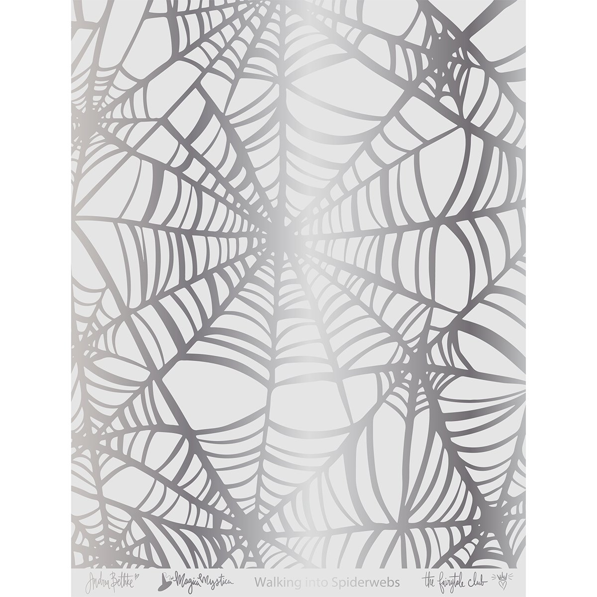 Magica Mystica - Silver-Foil Vellum - Walking into Spiderwebs - Square.jpg