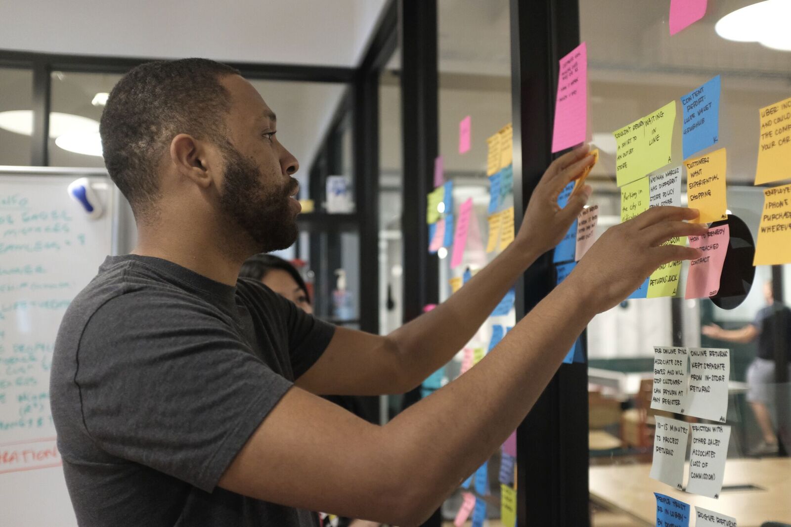 By grouping similar ideas into larger clusters that mimicked RR's process — we determined problems and found ways to address them in each aspect of the runner's journey.
