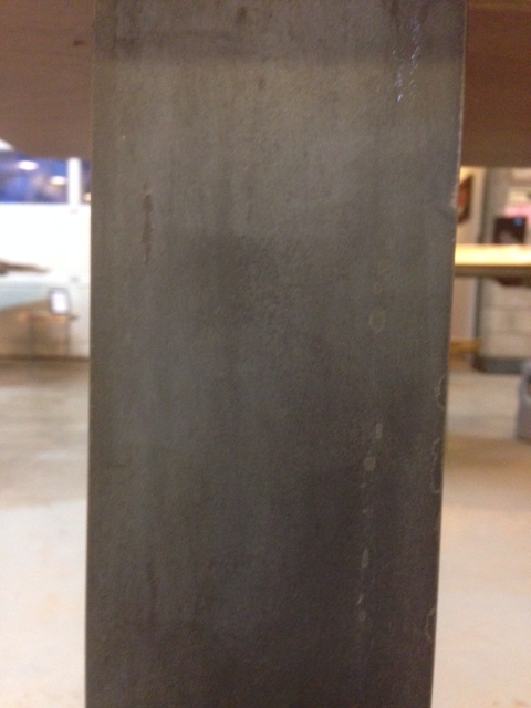 Raw flat bar steel