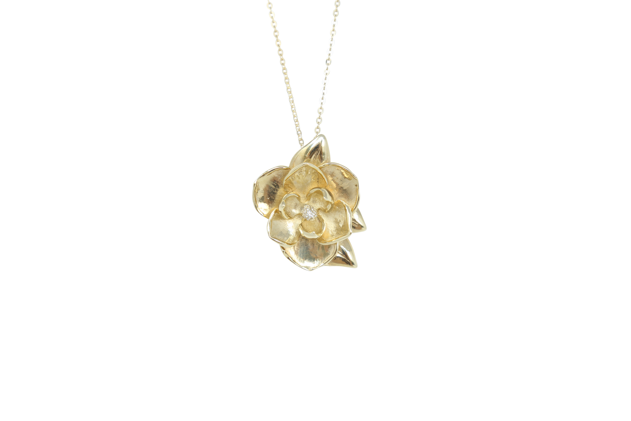 magnolia necklace — reagan charleston jewelry