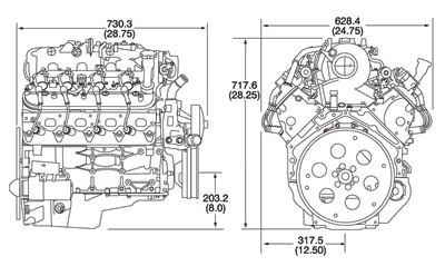 -Engine Dimensions — BD Turnkey Engines LLC