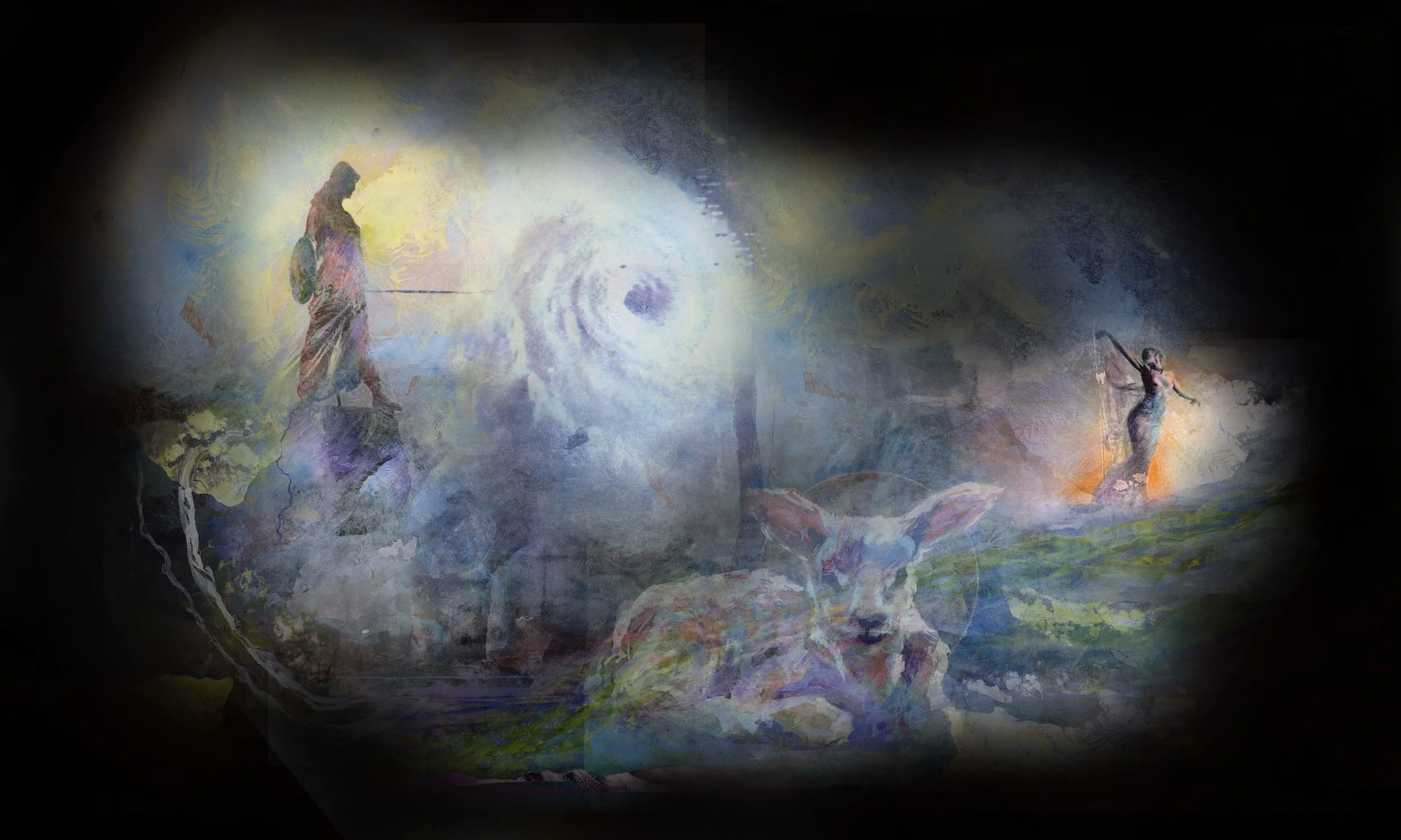 still image from one of the videos created for the backdrop