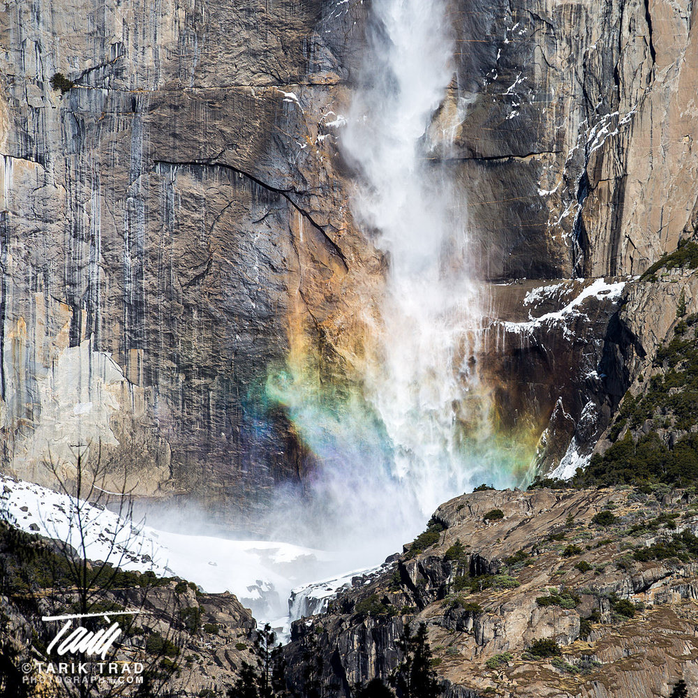 Base of Upper Yosemite Falls