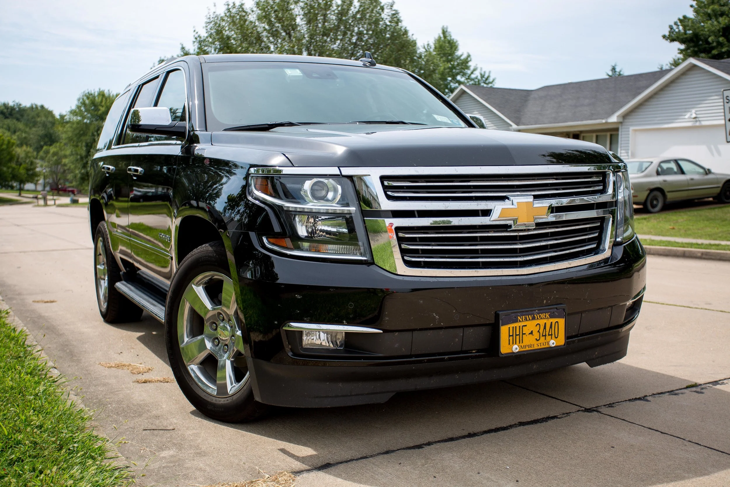 My rental "car" – a 2017 Chevy Tahoe.