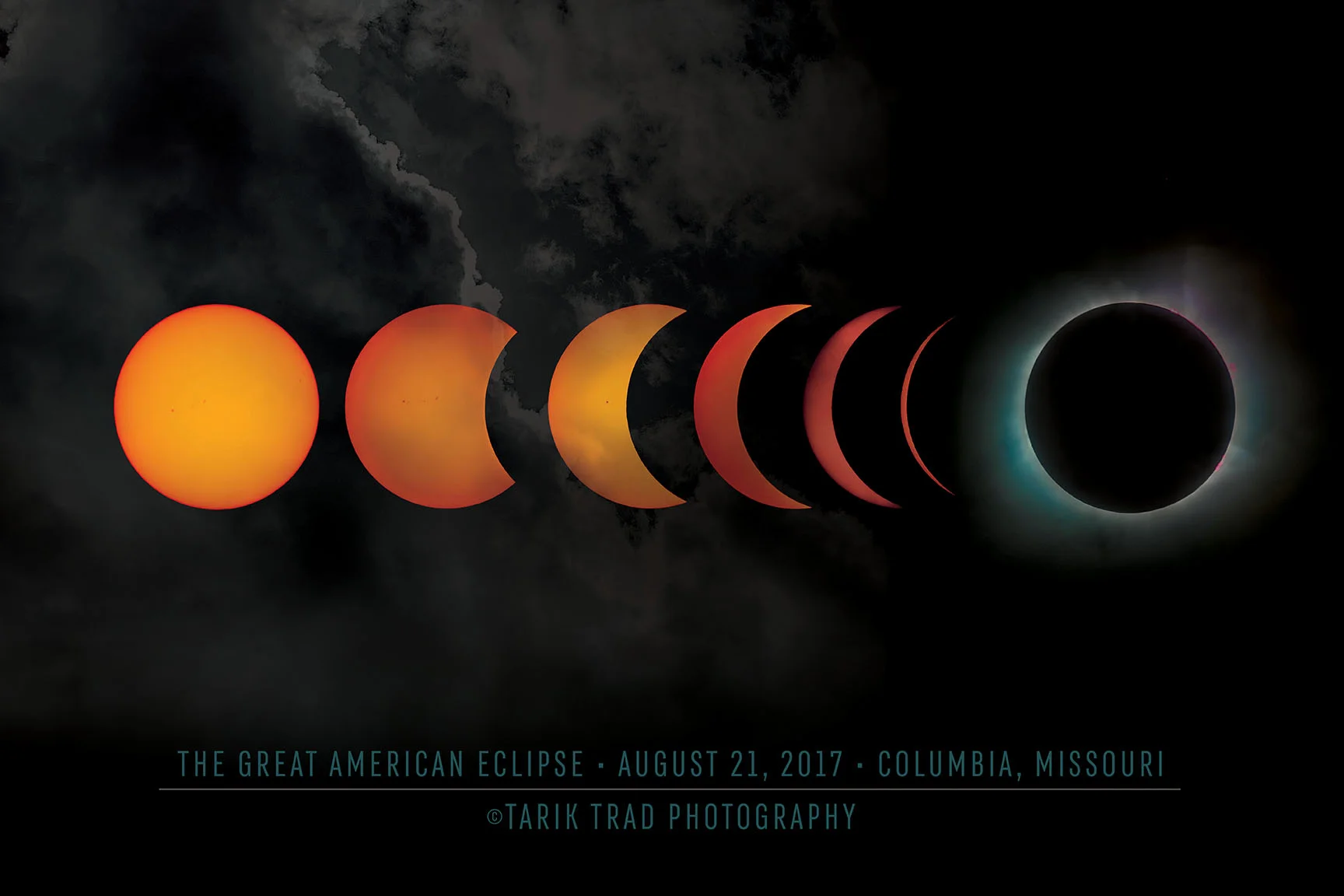 2017 Eclipse Poster Print