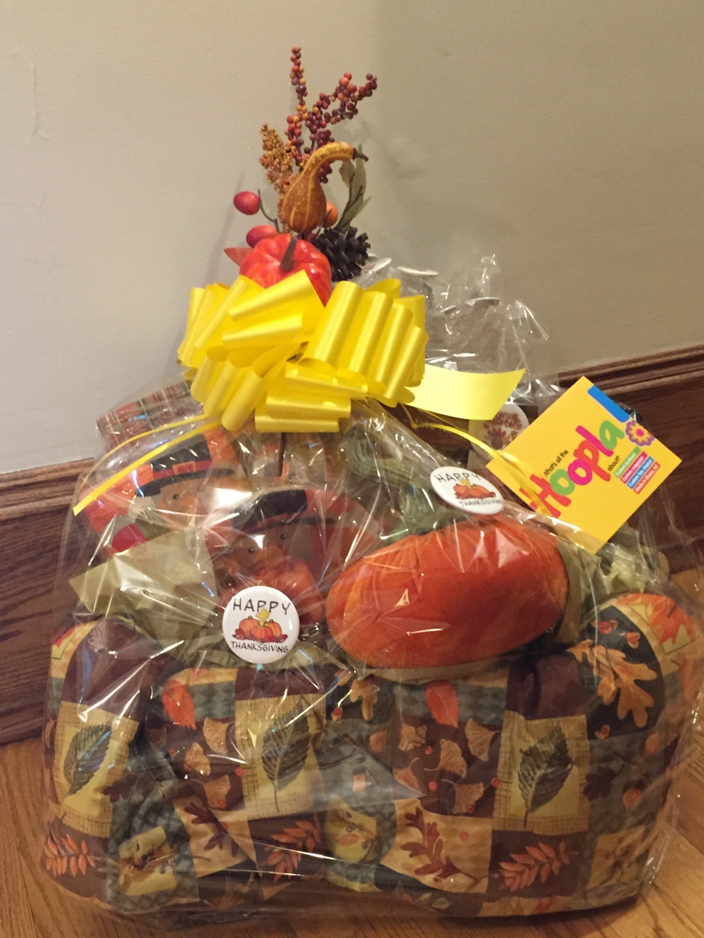 Gift basket from Hoopla!