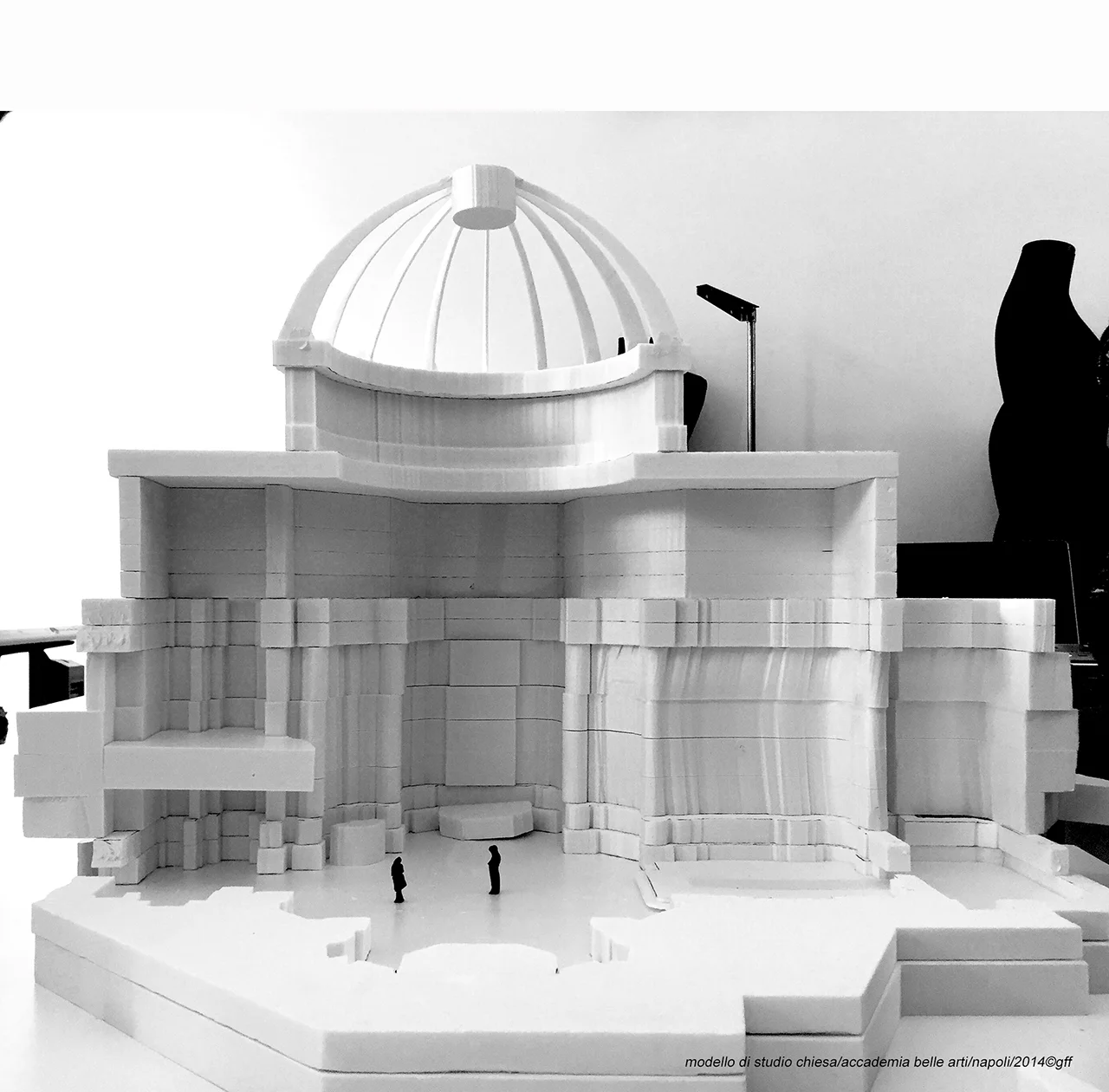 modello di studio chiesa:accademia belle arti:napoli:2014©gff.JPG