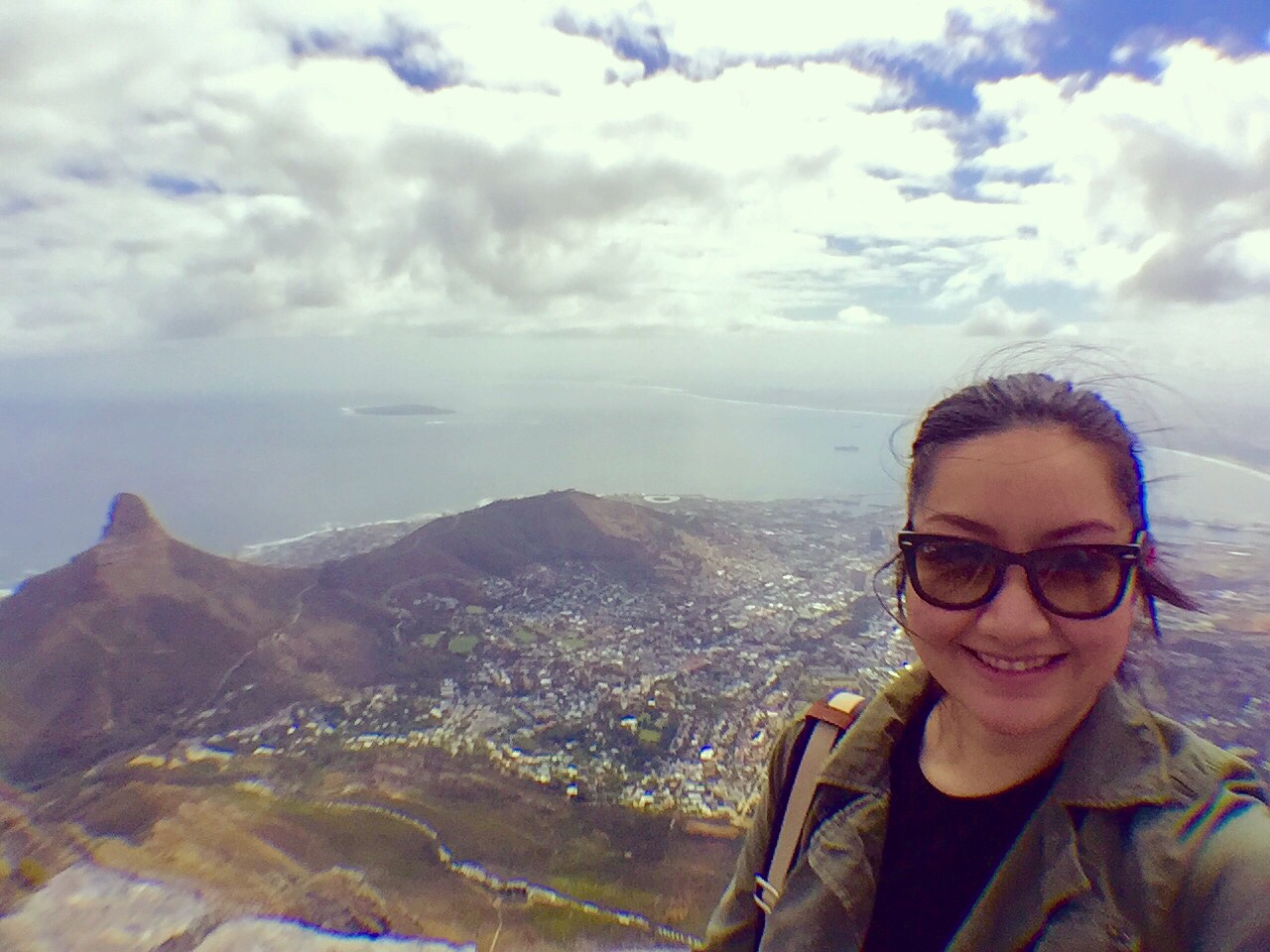 I Instagram-filtered this one, if you can tell. Lion's Head and Signal Hill to the left with Robben Island just beyond