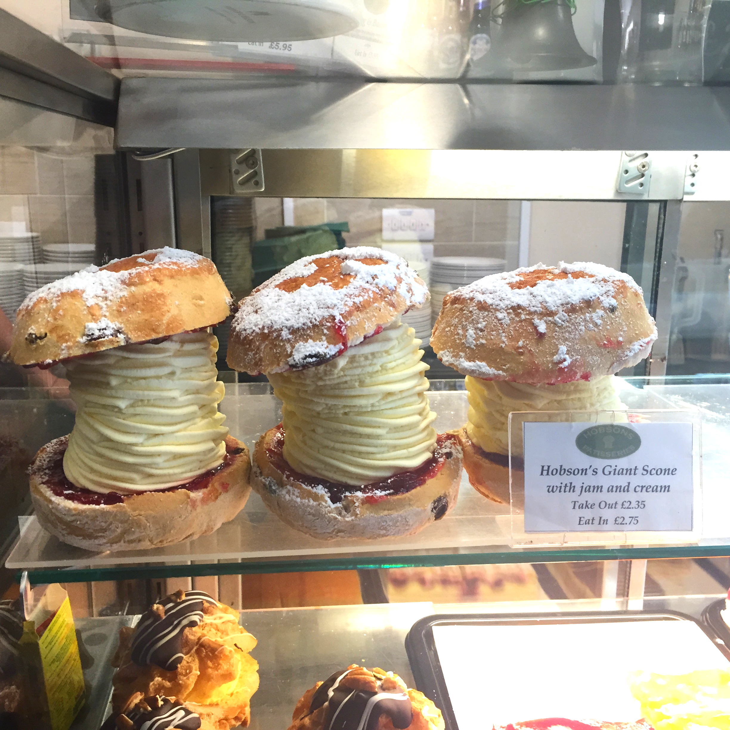 I had tea at a cafe in Stratford-Upon-Avon (Shakespeare's hometown) and I was going to take a picture but got distracted by these monsters. If I didn't care so much for my arteries I would've had one.