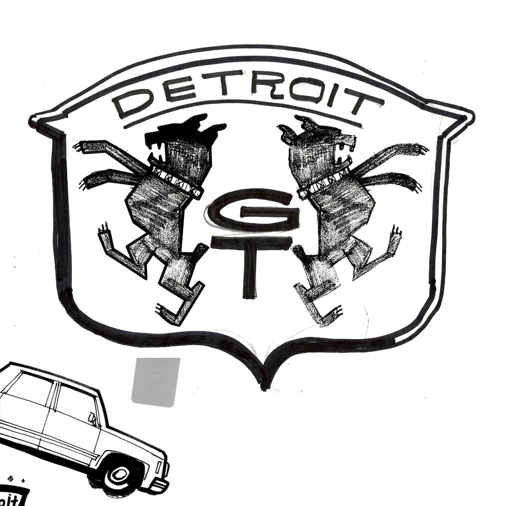 The DetroitGT crest conept