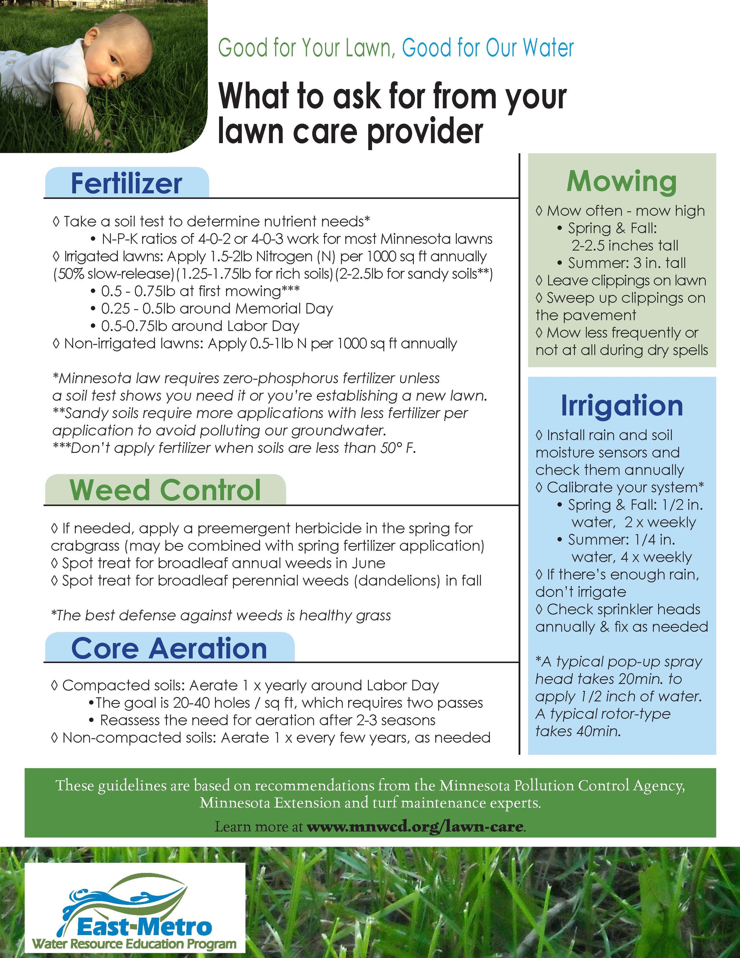 What to ask for from your lawn care provider