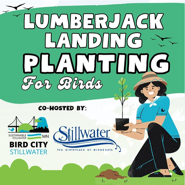 Lumberjack Landing volunteer planting event (Stillwater)