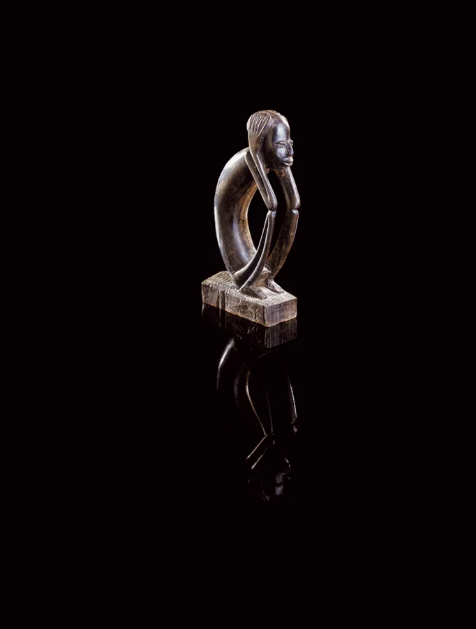 Mahogany 2003 (man figure Left), 125/165 cm 