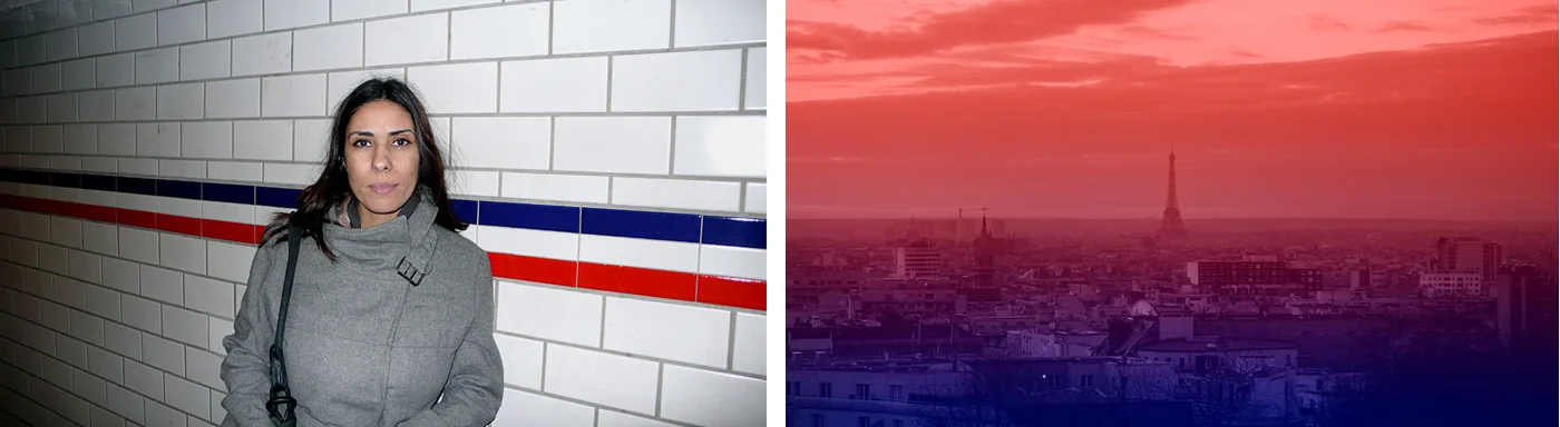 Untitled ( Khen S, Metro Republic ) / Untitled ( Tour Eiffel, December ) 