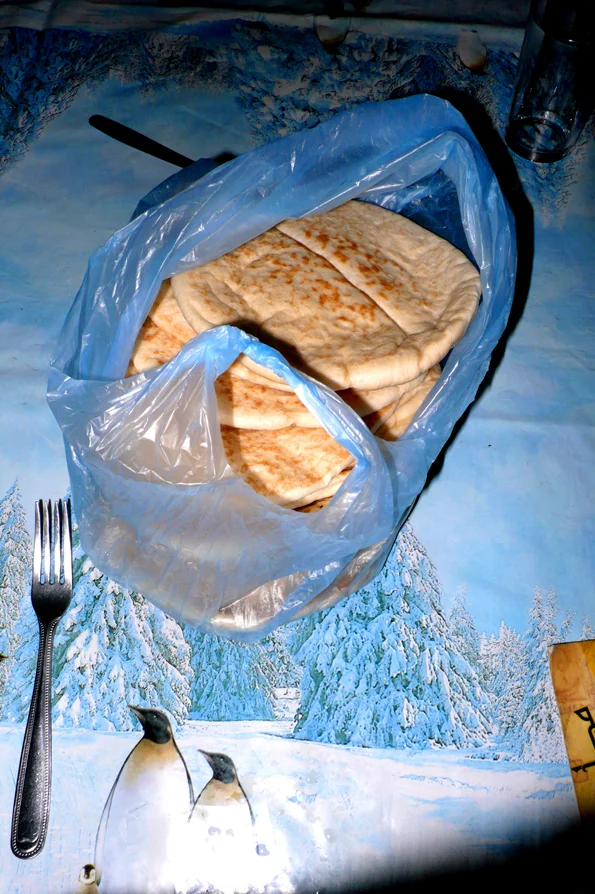    Untitled (Bag of Pita Bread), Acre, 2008  , color photograph, inkjet print 