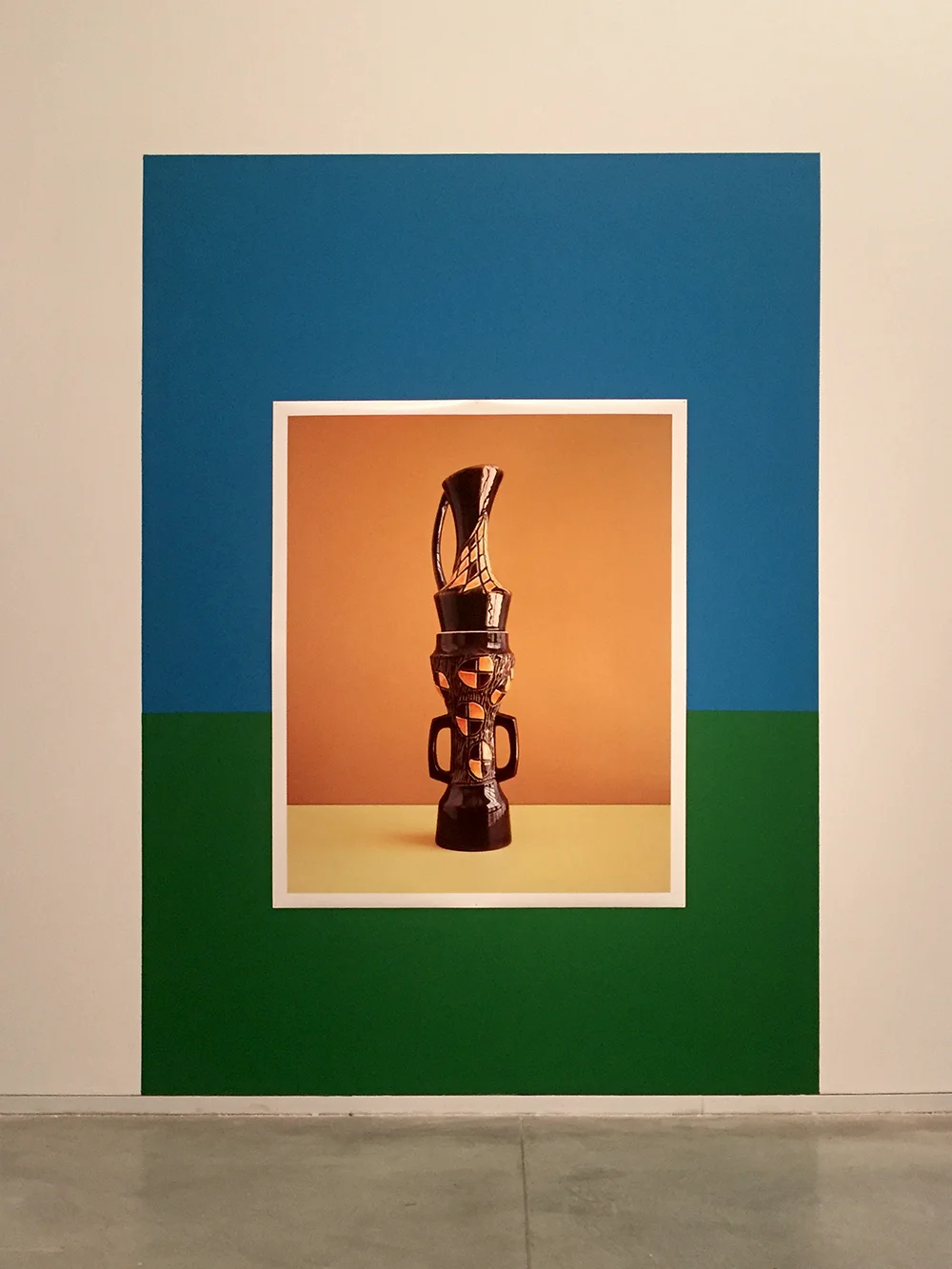    Africana  Installation view, Tel Aviv Museum 2017    Mixed technique, color photography,&nbsp;inkjet print and paint on wall   (Print size: 130x170 cm / Work size: 230x320 cm) 