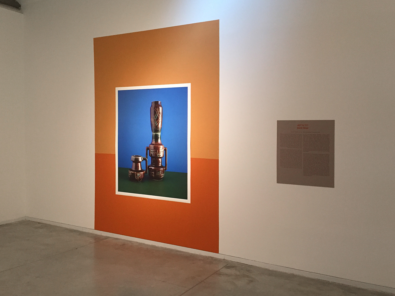    Africana  Installation view, Tel Aviv Museum 2017    Mixed technique, color photography,&nbsp;inkjet print and paint on wall   (Print size: 130x170 cm / Work size: 230x320 cm) 