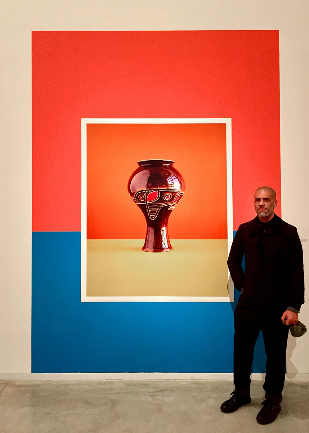 Africana Installation view, Tel Aviv Museum 2017 Mixed technique, color photography, inkjet print and paint on wall (Print size: 130x170 cm / Work size: 230x320 cm)