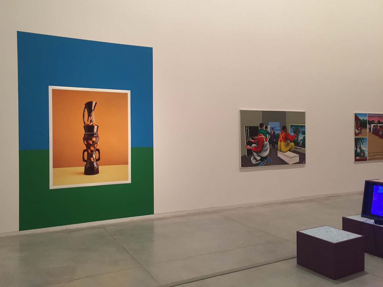    Africana  Installation view, Tel Aviv Museum 2017    Mixed technique, color photography,&nbsp;inkjet print and paint on wall   (Print size: 130x170 cm / Work size: 230x320 cm) 