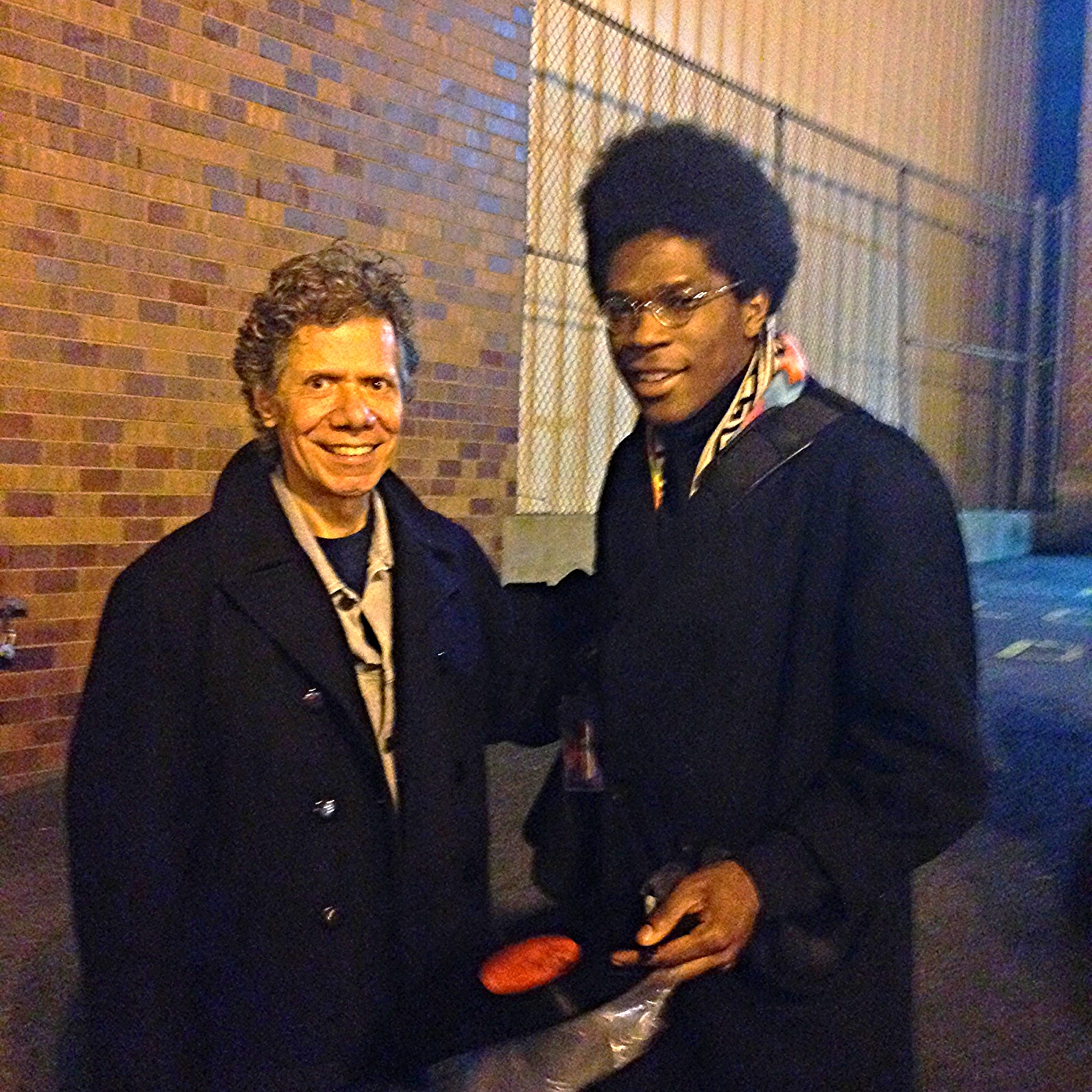 Chick Corea signing his album "Friends" for me after his solo piano performance.