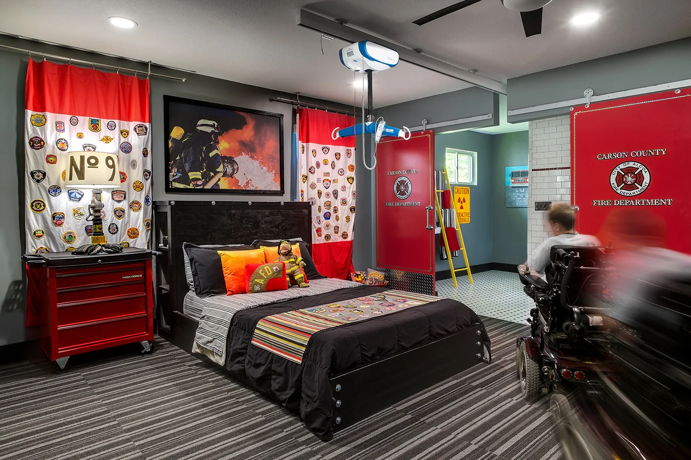 Carson's room for Kingdom Design Ministries, 2015.